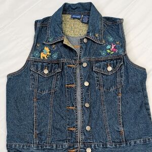 Disney Blue Denim with Floral Lining